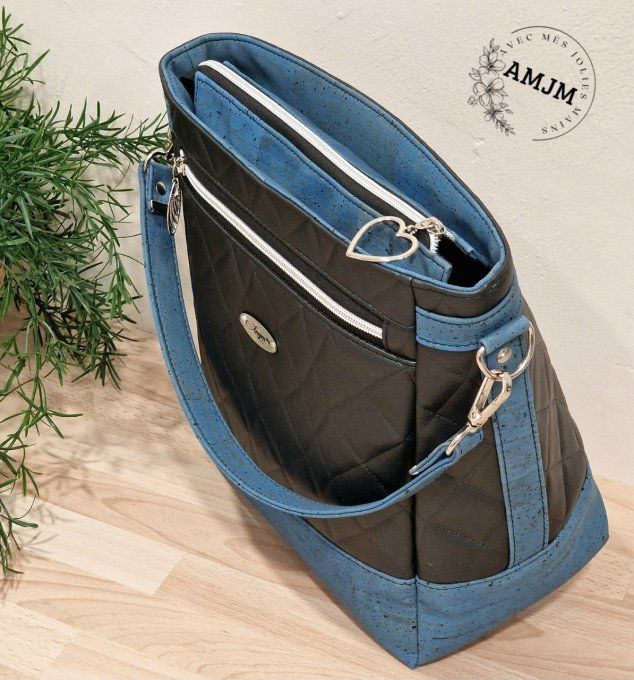 Sac Bamba libellule noir et bleu